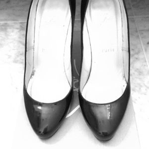 Black patent Christian Louboutin
